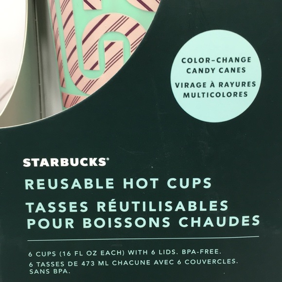 color changing Starbucks NEW 6 ct holiday - Picture 12 of 12